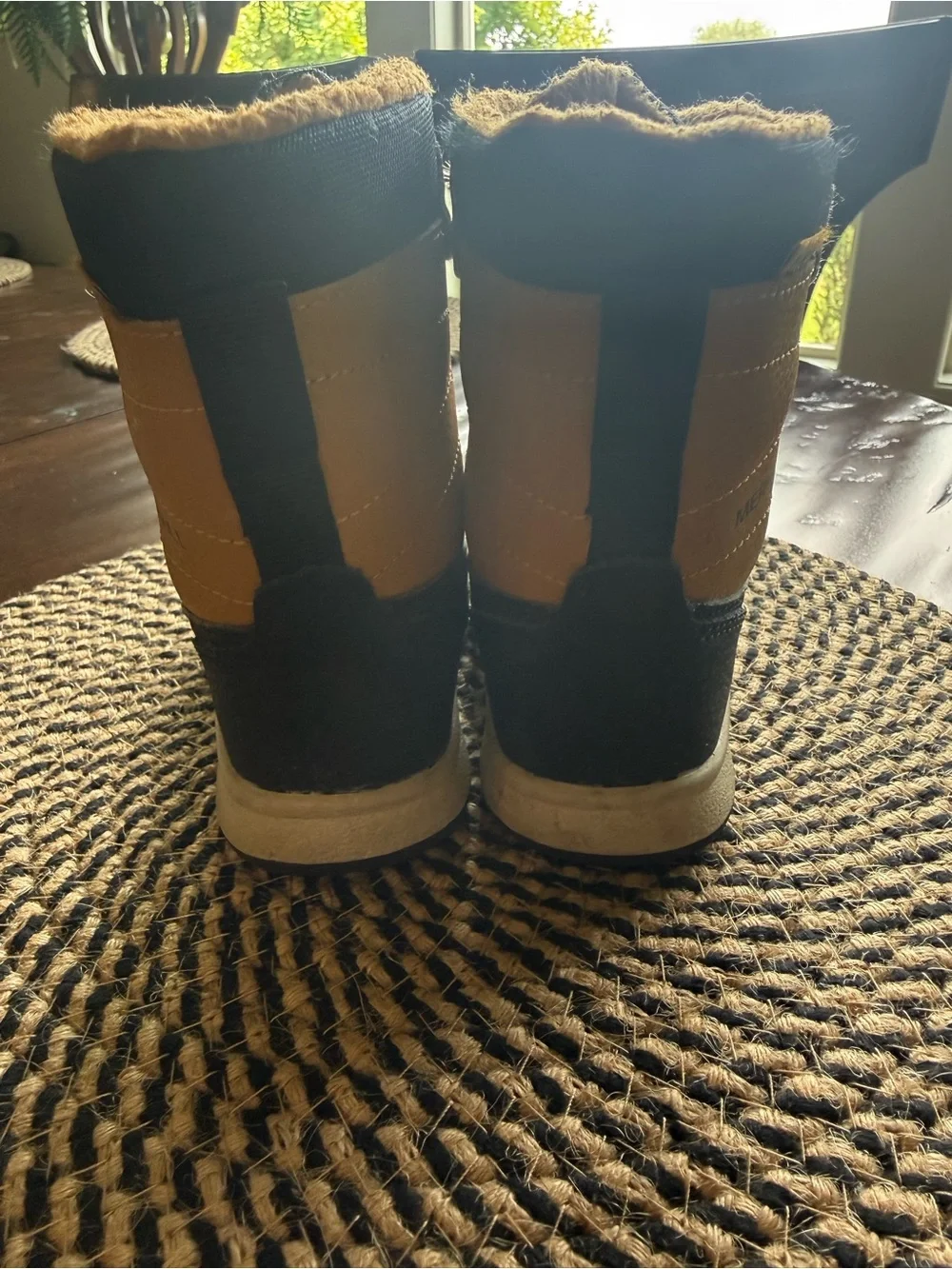 Merrell Kids Black and Tan Waterproof Winter Boots